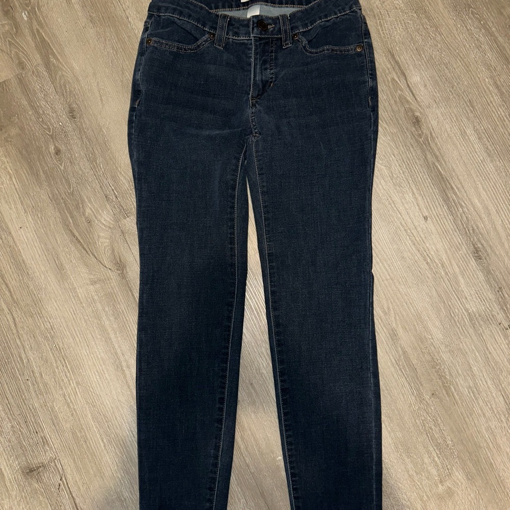 LC Lauren Conrad Dark Blue Skinny Jeans